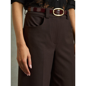 REISS MYRTLE Twill Culotte Trousers